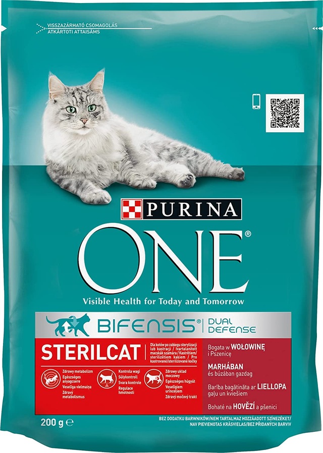 Purina One Kısır Sığır Etli Kedi Maması 200 Gr