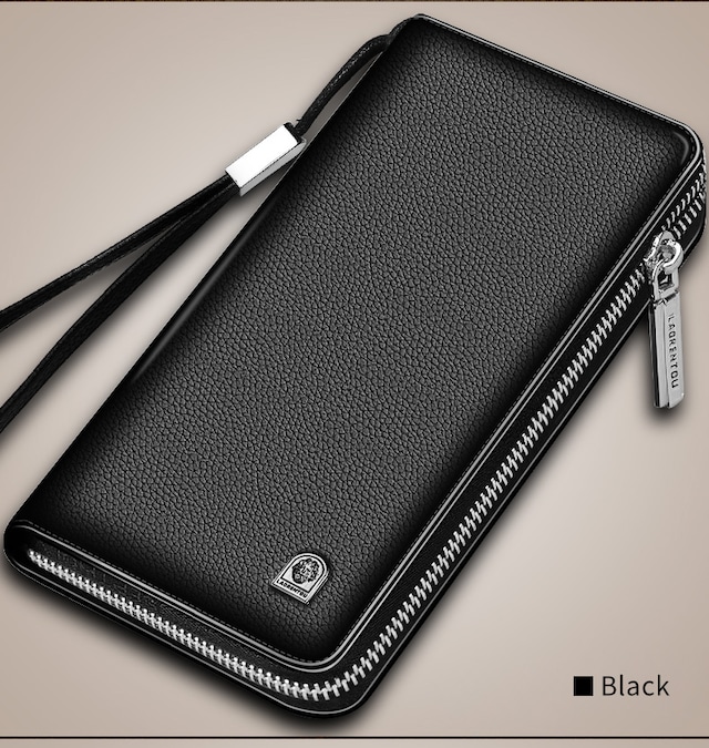 LAORENTOU İTALYAN DERİ UZUN ERKEK CÜZDAN - UZUN ERKEK KARTLIK