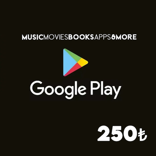 Google Play Hediye Kartı 250 TL