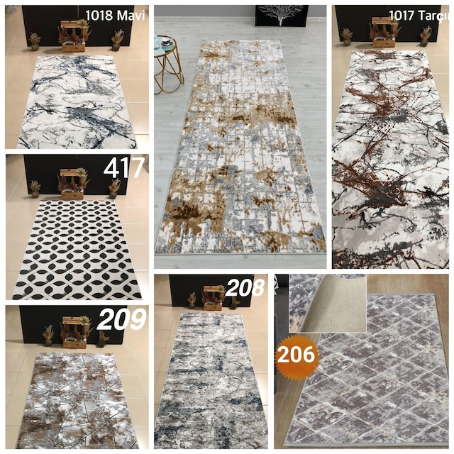 10 ÇEŞİT Jel Kaymaz Taban Yolluk Kesme Halı EN İYİ KALİTE