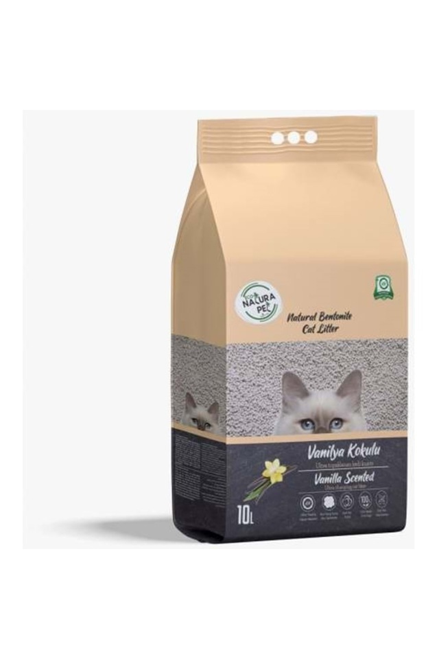 Natura Eco Vanilya Kokulu Kalın Taneli Kedi Kumu 10 Lt