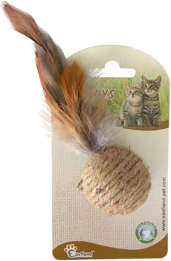 Tüylü Top Kedı Oyuncağı 4 Cm