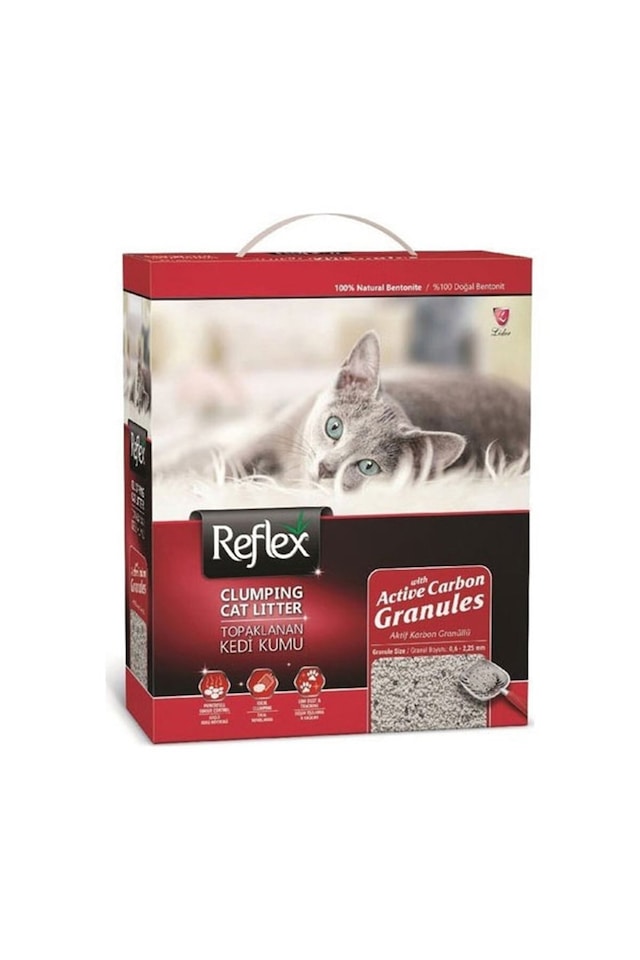 Reflex Box 6 Lt Granül Active Carbon Kedi Kumu