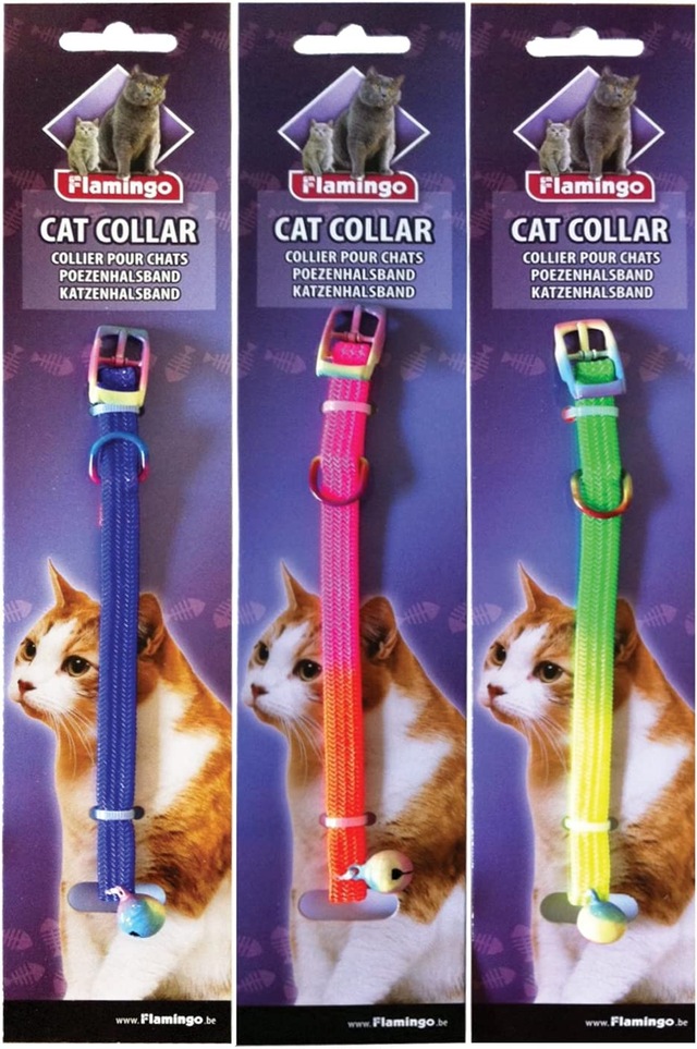 Kedi Tasması 20-35 Cm Çiçek Desenli