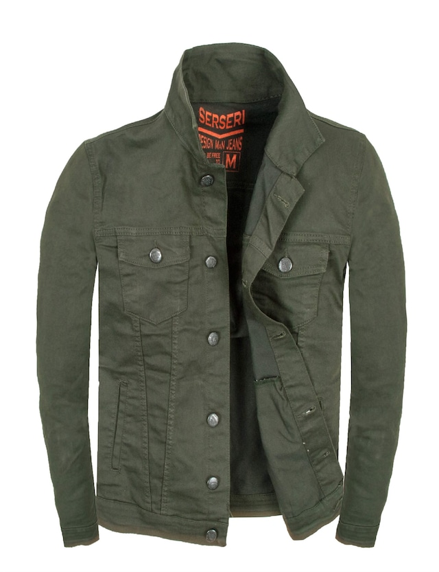 Koyu Haki Erkek Kot Ceket(447487073)