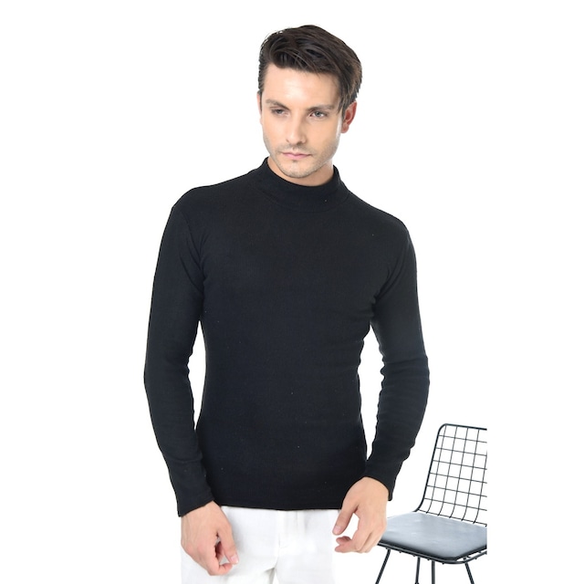 Belifanti Collection Erkek Yarım Balıkçı Yaka Slim Fit Kazak