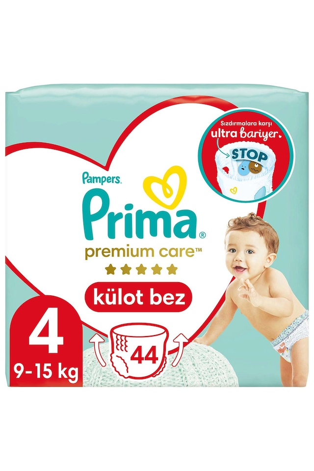 Prima Premium Care Külot Bebek Bezi 4 Numara Maxi İkiz Paket 44 Adet