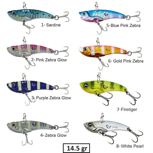 Savage Gear 3D Minnow Metal Vib Blade Vibrasyon Jig 14.5 Gr 5.5Cm (548422080)