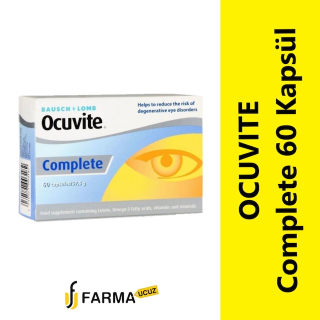 Ocuvite Complete 60 Kapsül Balık Yağı