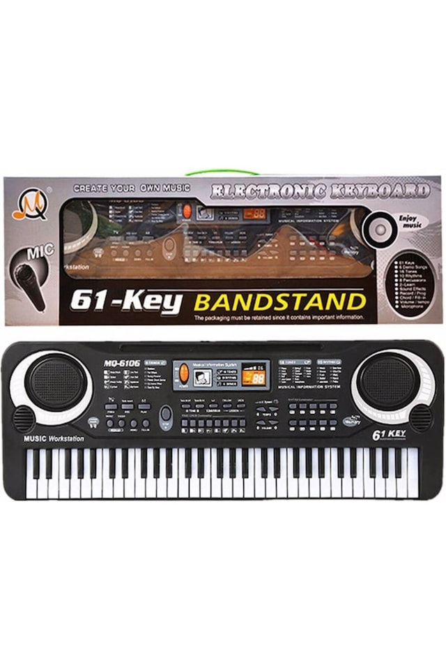 61 - Key Dijital Müzik Piyano Taşınabilir Klavye