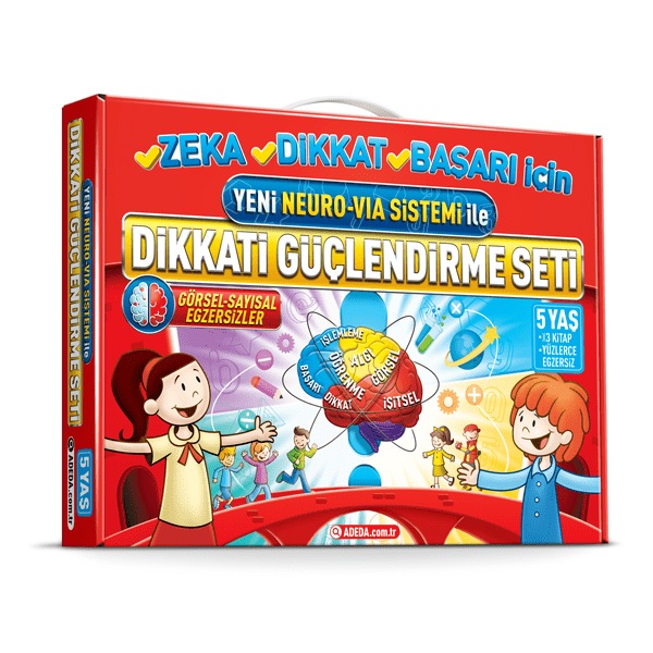 Adeda Dikkati Güçlendirme Seti 5 Yaş - Osman Abalı