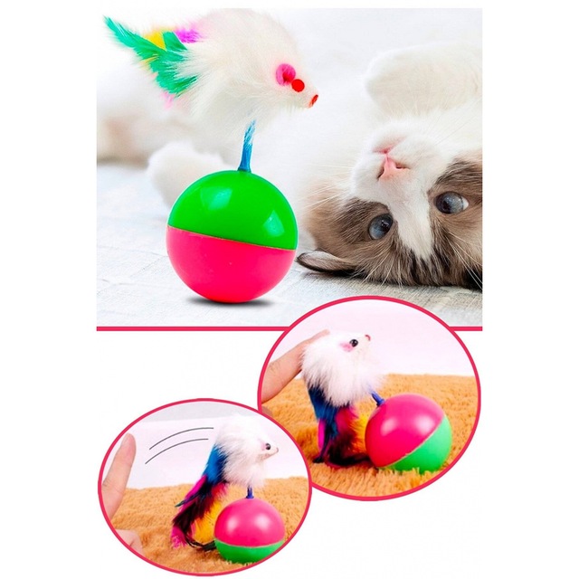 Fareli Hacı Yatmaz Kedi Oyun Topu