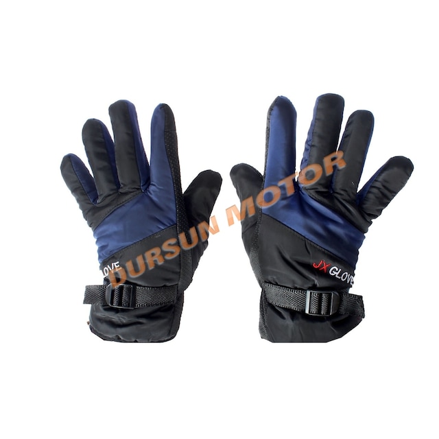 Motosiklet Kişlik Kalin Eldiven Mavi-Kirmizi-Gri 514415821