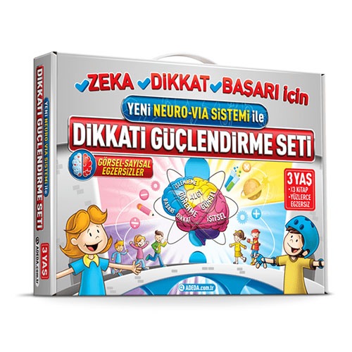 Adeda Dikkati Güçlendirme Seti 3 Yaş - Osman Abalı