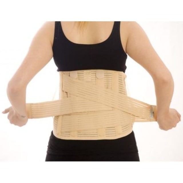 Lumbosakral Çelik Balenli Bel Fıtığı Korsesi