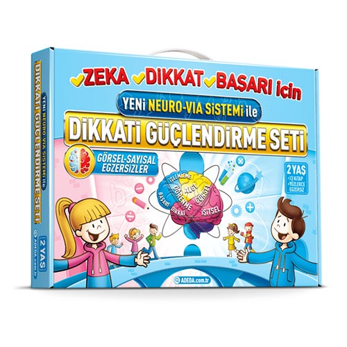 Adeda Dikkati Güçlendirme Seti 2 Yaş - Osman Abalı