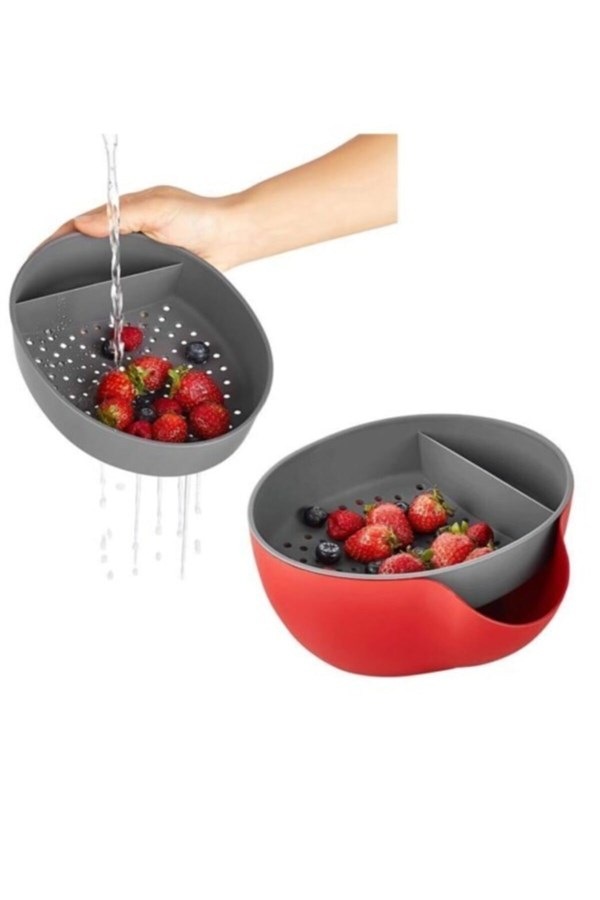 Dual Çerezlik Ve Meyvelik Telefon Standlı Süzgeç L-661