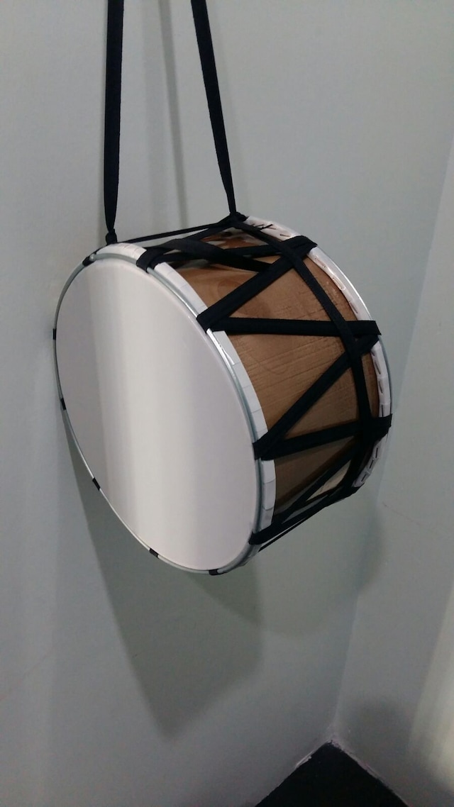 Asma Davul Ceviz Kaplamaı 30 Cm Tokmak+çubuk