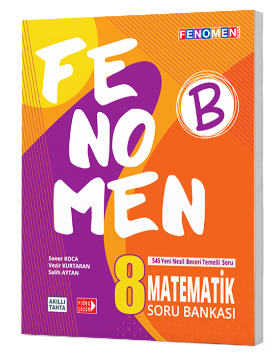Kitapuzmanı-8.Sınıf Fenomen Matematik Soru Bankası (B)