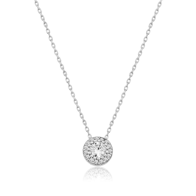 Nano Zirkon Tektaş Kolye - Uvps100246