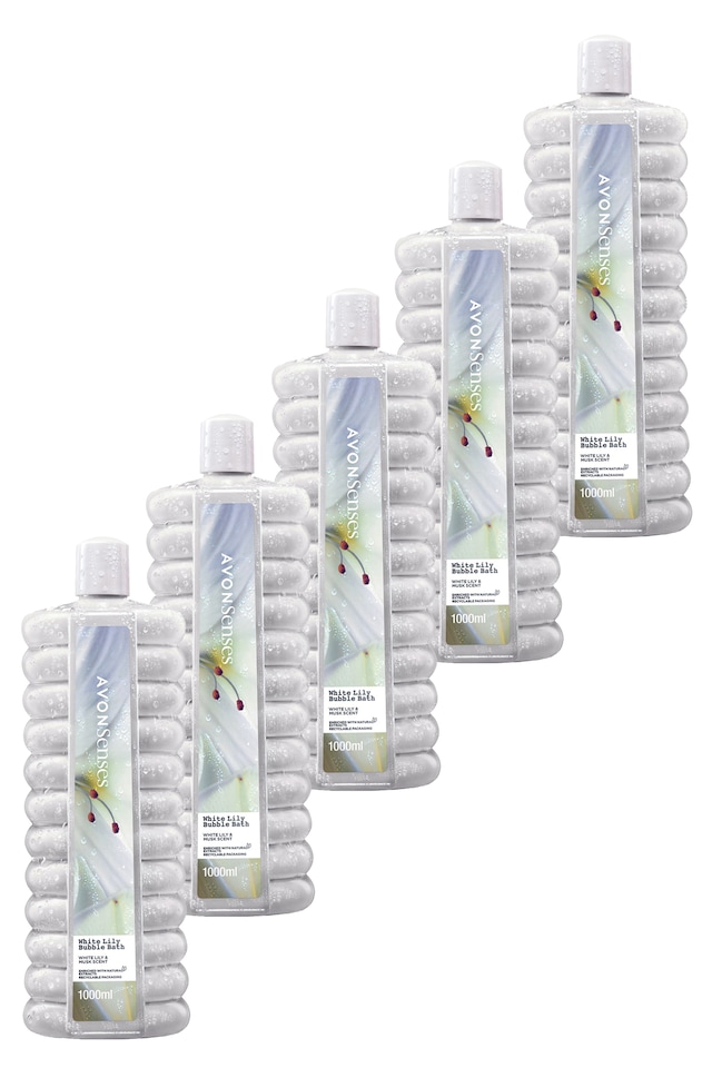 Avon White Lily Zambak Banyo Köpüğü 5 x 1 L