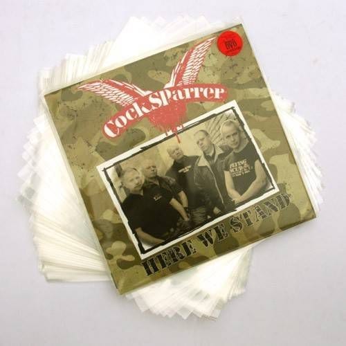 Lp 33'Lük Plaklar İçin Kalın Mat Naylon Koruma Kabı - 27 Adet 32 Cm Normal