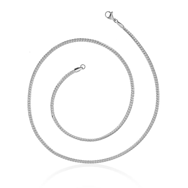 Gümüş Pazarım 4 mm Erkek Çelik Zincir