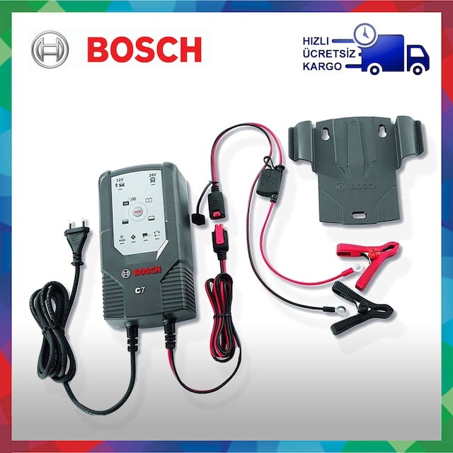 Bosch C7 Akü Şarj Cihazı 12V-24V  Sfb-Efb-Agm