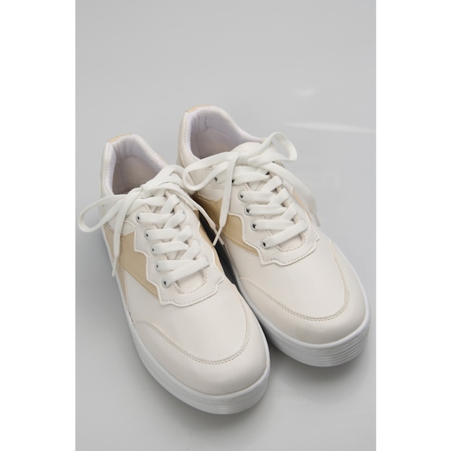 Tripy Kadın Günlük Sneaker Ayakkabı - Beyaz/Bej