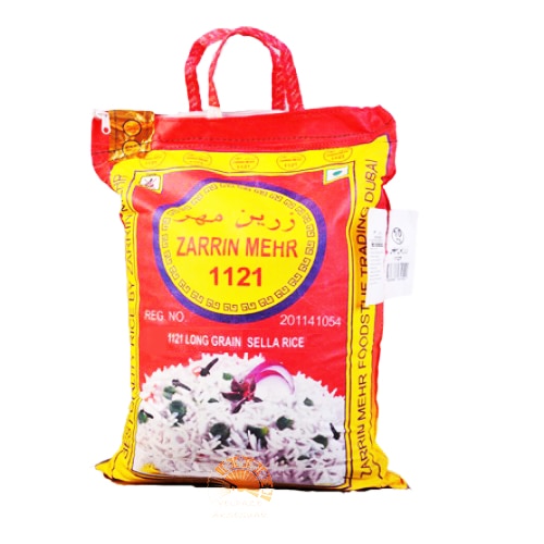 Zarrin Mehr 1121 Uzun Taneli Basmati Kokulu Pirinç 5 KG