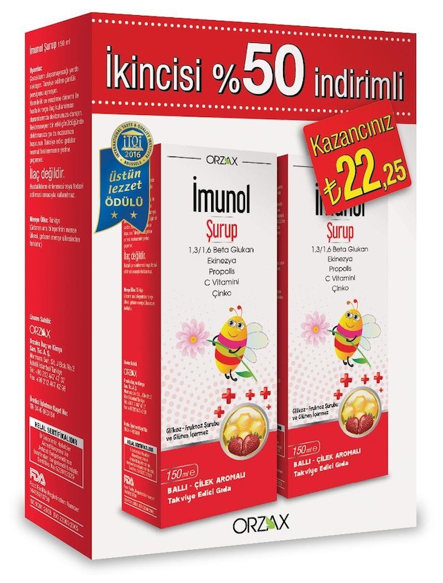 Imunol Şurup Kofre 1 1 Paket
