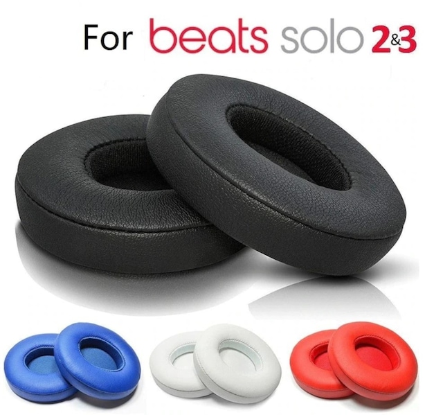 Beats Solo 2 Solo 3 Uyumlu Kulaklık Pedi Kulaklık Süngeri Yastığı Beyaz