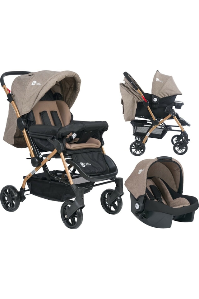4 Baby Olimpos Travel Sistem Bebek Arabası + Puset