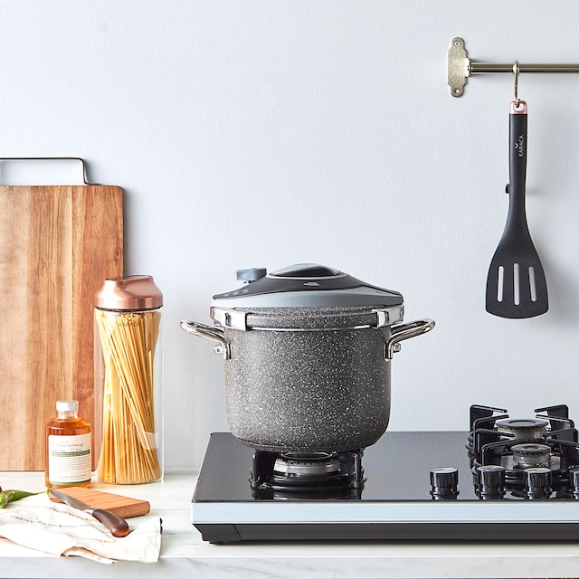 Karaca Biogranit Steel Plus Düdüklü Tencere Seti Grey 6 Lt