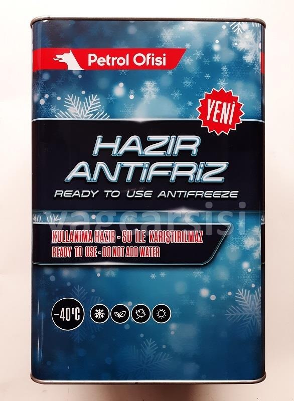 Petrol Ofisi Hazır Antifiriz -40 Teneke 16 Kg