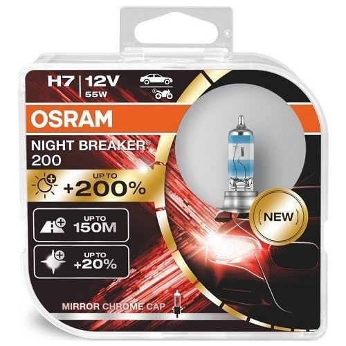 Osram H7 Night Breaker 200 Ampul 64210Nb200 2 Li Ambalaj