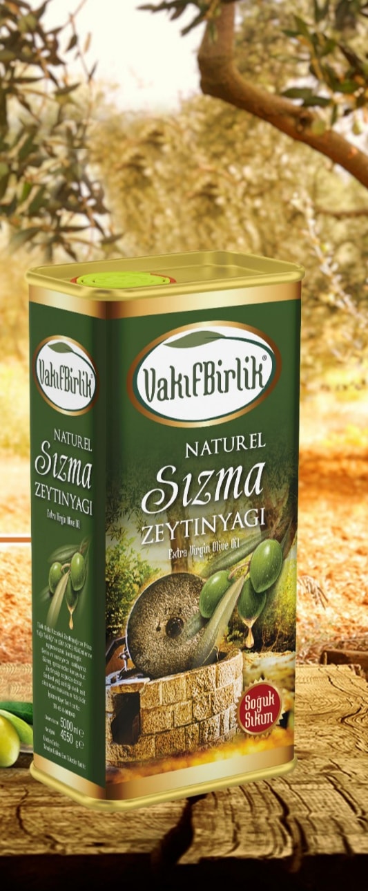 Vakıfbirlik Naturel Sızma Soğuk Sıkım Zeytinyağı 5 L