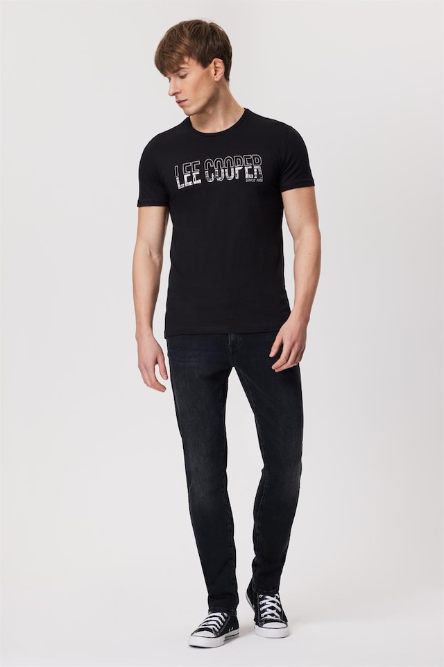 Huge Erkek O Yaka T Shırt Siyah 15520 Siyah