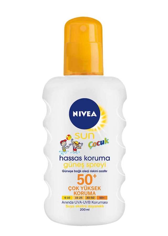 Nivea Sun Çocuk Hassas Koruma Güneş Spreyi Spf 50+ 200 ML