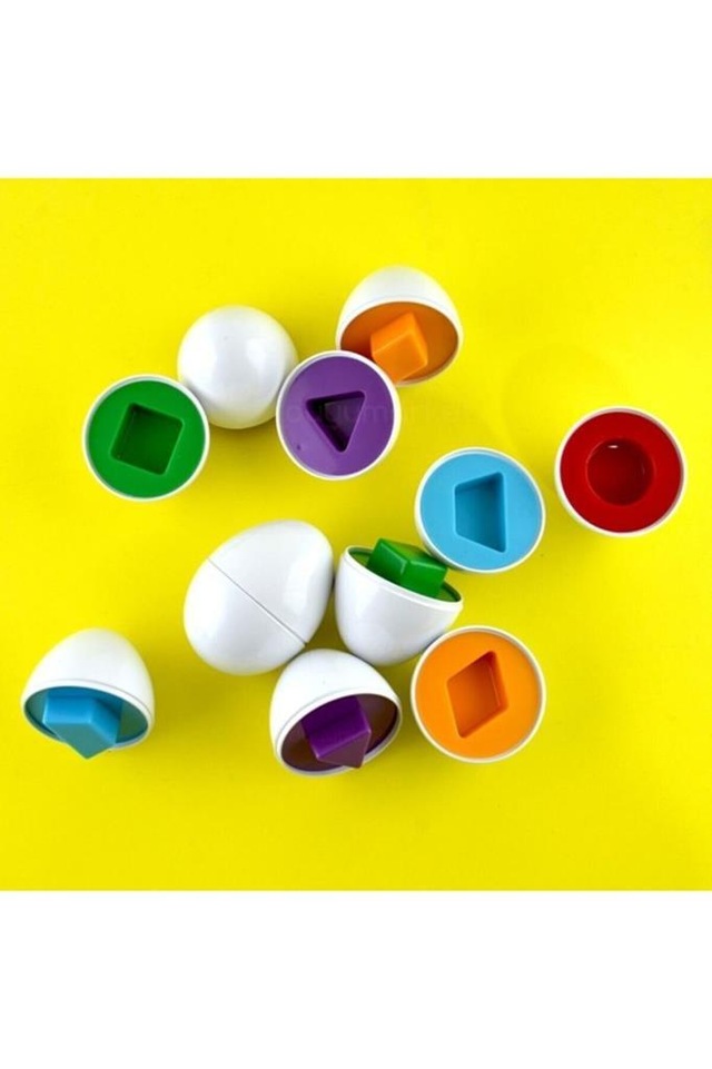 Okfis Geometrik Yumurta Eşleme Eğitici Oyuncak 6 Adet