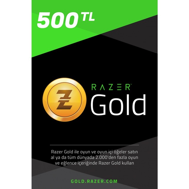 Razer Gold 500 Tl (528384366)