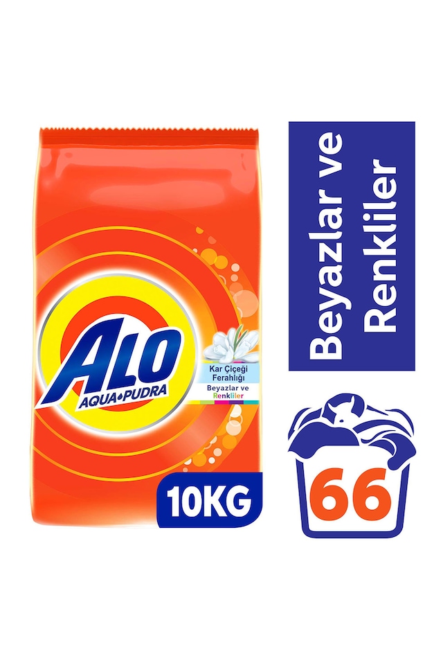 Alo Toz Çamaşır Deterjanı Beyazlar ve Renkliler 10 KG