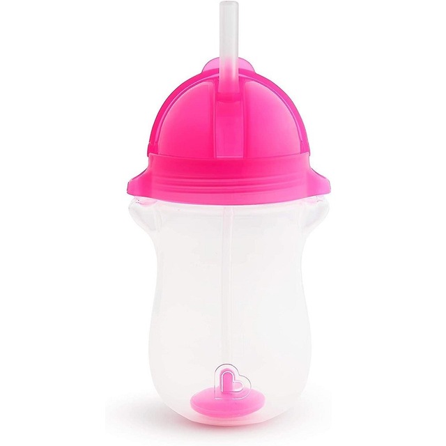 Munchkin Tıklama Kilitli Uçlu Alıştırma Bardağı 12 Ay+ 296 ML Pembe