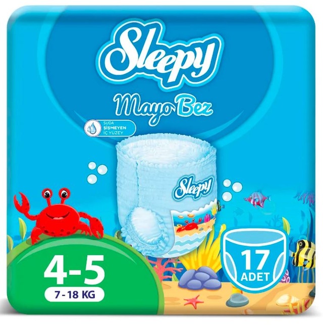 Sleepy Mayo Külot Bez 4-5 Numara Junior 17 Adet
