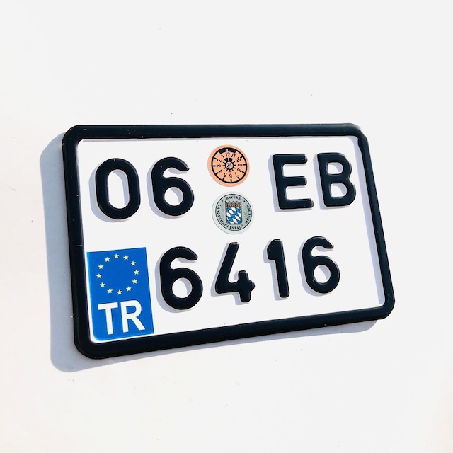 TEMİZ İŞ PLAKA, yabancı dekor plaka, bisiklet plaka, motor plaka