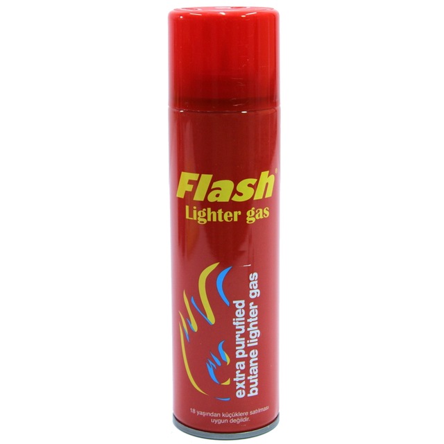 Flash Çakmak Gazı 270 Ml - Flash Lighter Gas Kırmızı Şişe