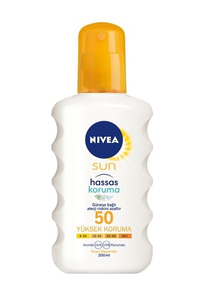 Nivea Sun Hassas Koruma Güneş Spreyi Spf 50 200 ML