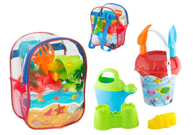 Fen Toys Resimli Sırt Çantalı Plaj Set 3499