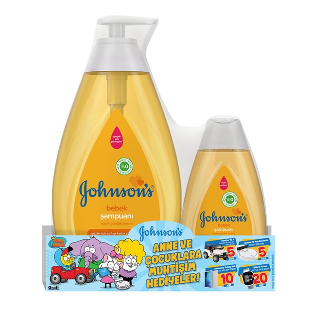 Johnson's Baby Kral Şakir Şampuan 750 ML + 200 ML