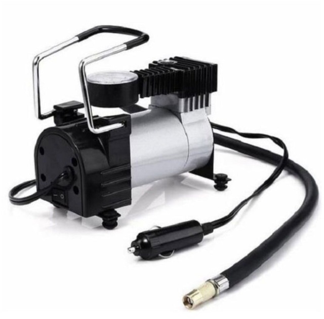 Oscar Araç Lastik Şişirme Pompası Metal Gövde Kompresör 150 Psi Çakmaklık Girişli